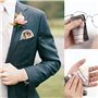 HOULIFE Homme Mouchoir en 100% Coton Doux avec Classique Carreaux pour Mariage Soirée Business Lot de 9 Pièces,Multicolor,Multic