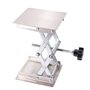 Laboratoire scientifique Kalolary Jack-100 x 100mm en acier inoxydable Lab Stand Table Table Scissor Lab-Lift Lifter pour l'expé