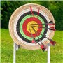 dostyle Cible de tir à l'arc traditionnelle en paille - Diamètre : 50 cm - Vert