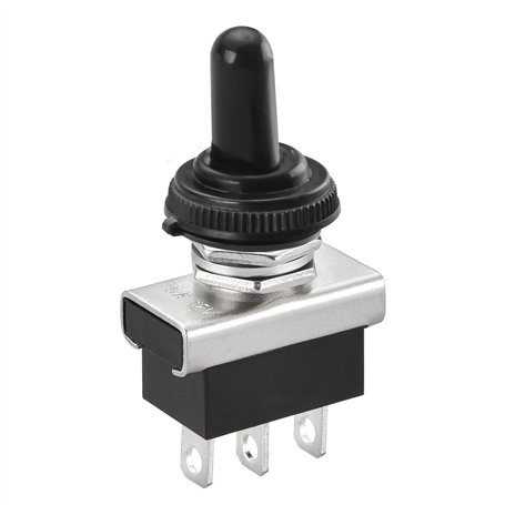 Heschen Métal Interrupteur à bascule Flick Flip 12 V 25 A Spdt on/off/on 3 position 3 broches pour éclairage de tableau de bord