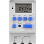 Heschen Interrupteur Commutateur Numérique à Cristaux Liquides programmable Relais, THC15A, AC220–240V 16Amp, SPST, 35mm Rail DI