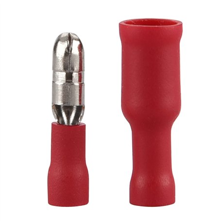 Heschen Lot de 100 connecteurs à sertir mâle et femelle à déconnexion rapide en vinyle isolé 0