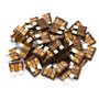 Heschen Lot de 50 fusibles à lame standard ATC-7.5 pour voiture et camion 7,5 A Marron