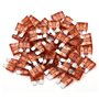 Heschen Lot de 50 fusibles à lame standard ATC-40 pour voiture camion 40 A Ambre
