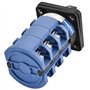 Heschen Commutateur de changement de came rotatif universel, SZW26-63/D303.3, 660V 63A, ON-OFF-ON 3 positions, 3 phases 12 borne