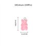 100 Pièces Pendentifs Ours en Résine Coloré Ours Bonbons Charmes Dessin Animé Ours Porte-clés Collier Charme Mignon Bracelet Acc