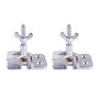 INCREWAY Lot de 2 pinces à charnière papillon en métal pour impression d'écran