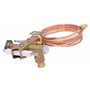 Earth Star Veilleuse de Brûleur à Gaz Universelle avec Fil de Piezo de 900 mm et Fil Thermocouple M9 x 1