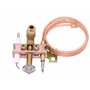 Earth Star Veilleuse de Brûleur à Gaz Universelle avec Fil de Piezo de 900 mm et Fil Thermocouple M9 x 1