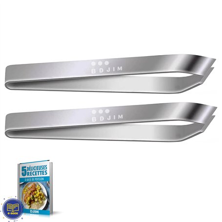 B D J I M Pinces à désarêter Professionnelle en INOX - Pince Poisson - Pince à Poisson -Pince arrête Poisson 10 cm- Pince pour P