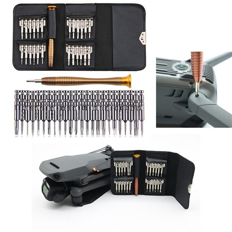 Fututech 24 en 1 Tournevis de Précision pour DJI Flip NEO Mini 4 4K Mini 3 Pro Mavic 4/3/2 Mini2 SE Mavic Air 3S Air 2S Outils d
