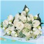 XONOR 4 Bouquets de Fleurs artificielles en Soie Pivoine Artificielle Fausse Fleur glorieuse pour la décoration de Maison Nuptia