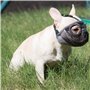 JYHY Court museau Chien Muzzle- Réglable Respirant en Maille Muselière Bulldog pour Piqûres d'Chewing aboiements Chien Masque (M
