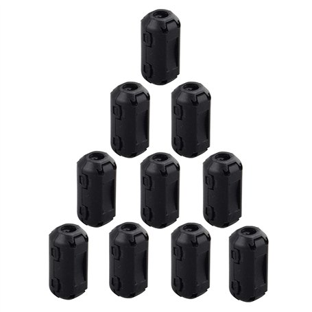 Futheda 10 pcs 3 mm de diamètre intérieur à Anneau de ferrite Core Anti-interférences Haute fréquence Filtre RFI EMI Noise Suppr