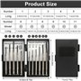 11 Pièces Jeu de Mini Tournevis de Précision Kit de Tournevise Précision Tournevis Horloger Plat/Cruciforme Set de Tournevis Pet