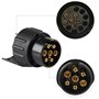 LIHAO Remorque Adaptateur Prise, Accessoires Universels, Adaptateur de Remorquage Imperméable 7 Broches vers 13 Broches Compatib