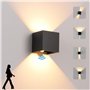LED 12W Applique Murale intérieur/Extérieur avec Détecteur de Mouvement