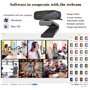 Spedal Webcam 1080P 60fps, Double Microphones Stéréo, Autofocus Live Streaming Caméra Web pour Skype Facebook OBS XSplit, Webcam