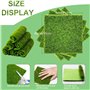 BUENTYA 5 PCS Pelouse Miniature Gazon Artificiel Réaliste en Tissu Non Tissé Pelouse Synthétique Intérieur et Extérieur Tapis de