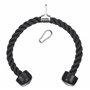 Katai Corde de tirage de Triceps pour Appareil à Charge guidée. Maillon d'attache avec Crochet Mousqueton