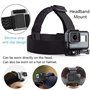 Kit d'Accessoires 5 en 1 pour Camera Action, Harnais Poitrine Fixation Bandeau, Perche à Selfie Compatible avec GoPro Hero 13 12
