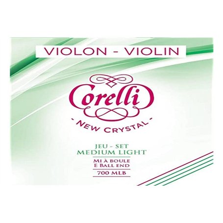 Corelli Cordes Violon Crystal Jeu avec boule Medium 700MB