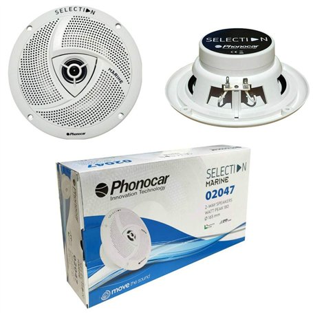 SELECTION 2 Haut-parleurs PHONOCAR 02047 coaxial Marin 2 Voies 16