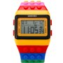 SHHORS Montre LED Rainbow Créative Bracelet Silicone LCD Sportive Poignet Grand - Homme Femme Enfant LED091