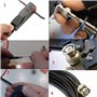 Pince à sertir pour RG59 - Kagni BNC/TNC - Pince à sertir à cliquet et pince à dénuder de câble coaxial avec 10 connecteurs BNC 