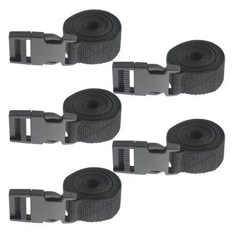 TOVOT Lot de 5 Sangles à Boucle en Nylon de 2