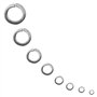 Tovot 304 Lot de 270 rondelles de verrouillage à ressort en acier inoxydable Tailles M3 M4 M5 M6 M7 M8 M10 M12 M14