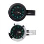 MEGYAD 2 pièces 22-25 mm horloge de moto vélo : horloge de guidon lumineuse avec résistance à l'oxydation alliage pour scellé ét