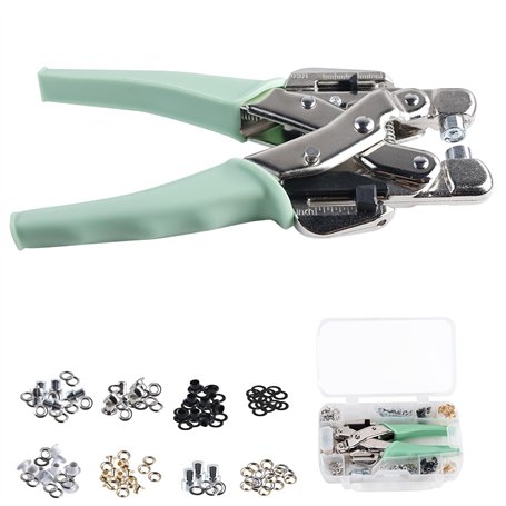 WIYETY Professionnelle Pince à Oeillets: Pince à Oeillets Multifonction Pinces à Oeillets en Métal