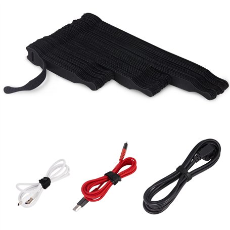 60 PCS Attache Câble Collier de Câblage - 10/15/20cm