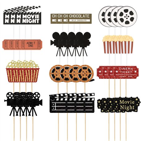 CVDYWDJIE Inserts De Gâteau sur Le Thème du Film