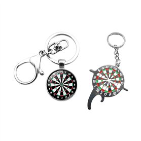 CVDYWDJIE Porte-Clés De Jeu De Fléchettes 2 Pièces, Porte-Clés Créatifs en Métal, Porte-Clés Intéressants, Cadeaux pour Hommes,  CVDYWDJIE Porte-Clés De Jeu De Fléchettes 2 Pièces
