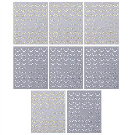 8 Autocollants À Ongles