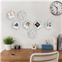 Lot de 10 Tableaux en Liège Hexagonaux - Mémo en Feutre - Affichage Autocollant - Décoration Murale pour Intérieur et Bureau