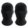 Masque Facial Noir 3 Pièces Masques D'halloween