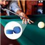 MAXQUU Lot de 50 pointes de rechange en cuir de qualité professionnelle pour queues de billard, kit de réparation et installatio