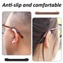 COACOM Lot de 5 paires d'embouts antidérapants, coussinets d'oreille pour lunettes, accessoires confortables en silicone pour év