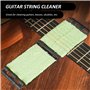 Lot de 2 cure-cordes de guitare, nettoyeur de cordes de guitare, chiffon de nettoyage pour touche de guitare, outil de nettoyage