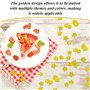 OAOSDH 1 Pièce Plugin De Retraite Heureux, 1 Paquet De Confettis en Plastique Doré, Lettres Anglaises, Chapeau Gâteau Doré, Déco
