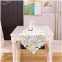 1 Morceau De Drapeau De Table Brodé De Marguerites, Drapeau De Table Floral Élé, Décoration De La Maison, Accessoires De Table À