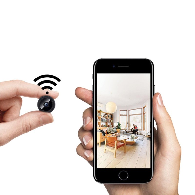Sans Fil Autonome Avec Enregistrement Aobocam Camera Espion,Wifi 4K Hd Mini Caméra De Surveillance Interieur Camera De Surveillance Exterieur Sans Fil