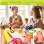 ENSINE Gobelet carton jetable pour café et jus de fruit 70PCS 250ml, gobelet jetable pour anniversaire et personnalisé, gobelet