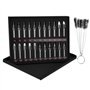 ATOMUS 22 pièces ensemble de conseils de tatouage ensemble d'aiguilles de tatouage en acier inoxydable Kit d'aiguilles buse méla
