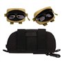 iwobi Étui à Lunettes Portable, Étui à Lunettes Homme Mini Homme pour Camping Randonnée Sport Cyclisme Chasse Voyage Trekking Sa