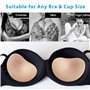 Binnan 2pcs Rembourrage de Soutien-Gorges pour Maillot de Bain Bikini, Bra Insert Pads Push Up Inserts de Soutien Gorge en Silic