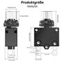 CLDIY Disjoncteur 12 A avec protection thermique contre les surcharges 88 Series Manuel Push Button Reset avec bornes à connexio